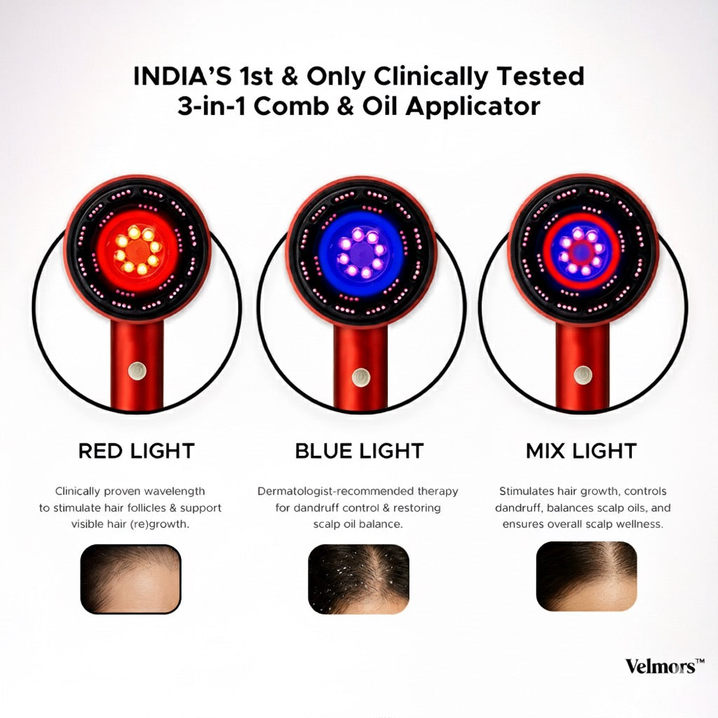 Velmors™ Red Light Therapy Hair Reviver Device